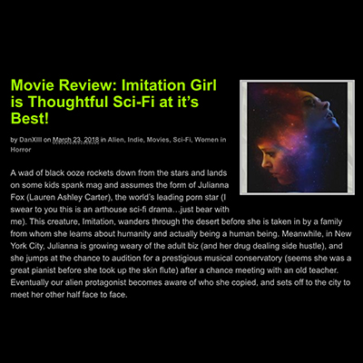 Movie Review: Imitation Girl is Thoughtful Sci-Fi at it’s Best!